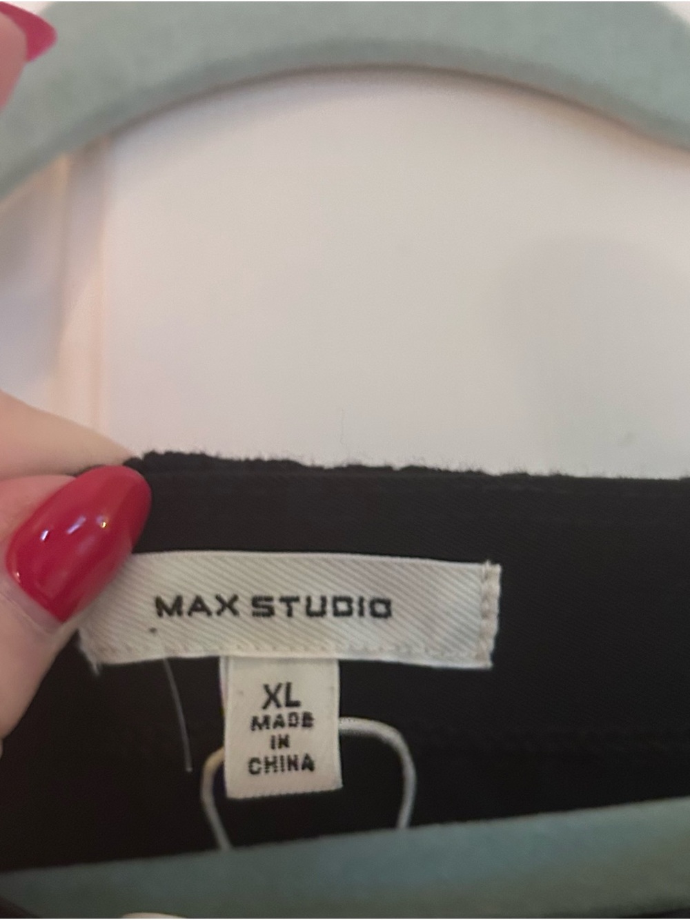 Max Studio Black Tiered A-Line Skirt XL - Picture 7 of 9